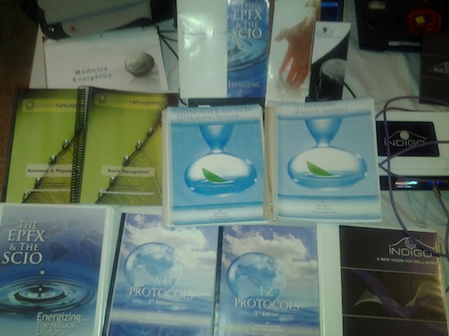Numerous valuable training manuals and books with lots of protocols?!