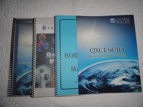 The four SCIO EPFX manuals and handbooks that are included in this package