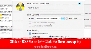 How to Burn an ISO File with Your Mac